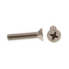 Prime-Line Machine Screw, Flat Head, Phillip Drive 1/4in-20 X 1-1/4in Grade 18-8 Stnl Steel 25PK 9001897